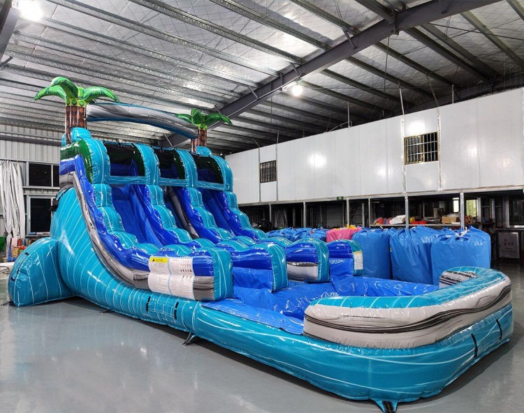 Bahama 16’ Dual-Lane Water Slide